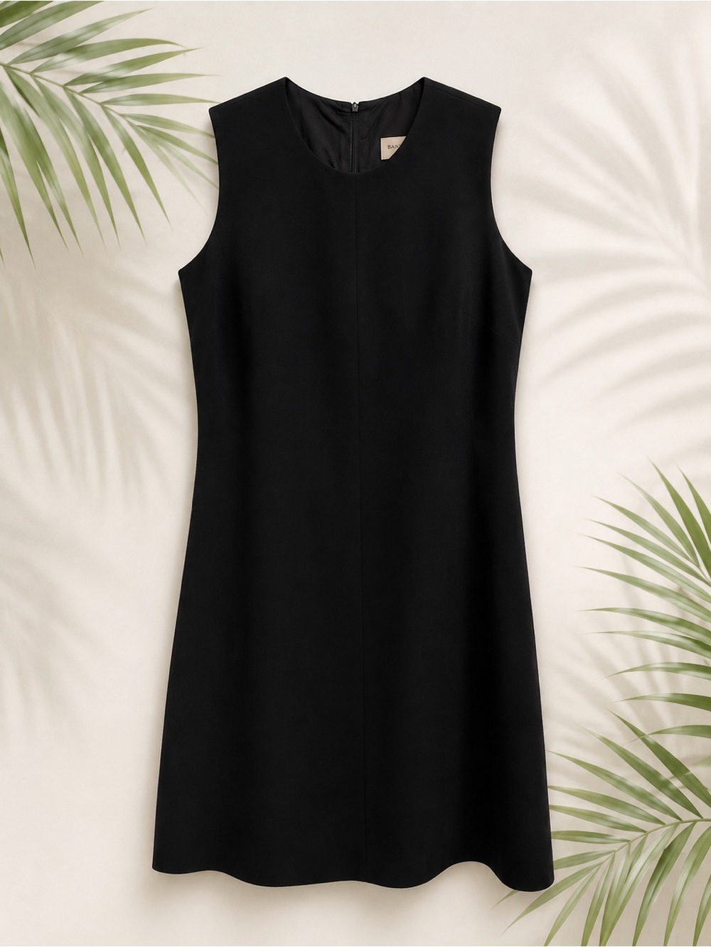 Classic Sleeveless Black Mini Dress Sz 8